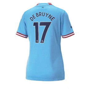 Manchester City Kevin De Bruyne #17 Hemmatröja Dam 2022-23 Korta ärmar
